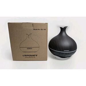 Essential Oil Diffuser, 150ml Wood Grain Ultrasonic Aromatherapy Oil Diffuser...